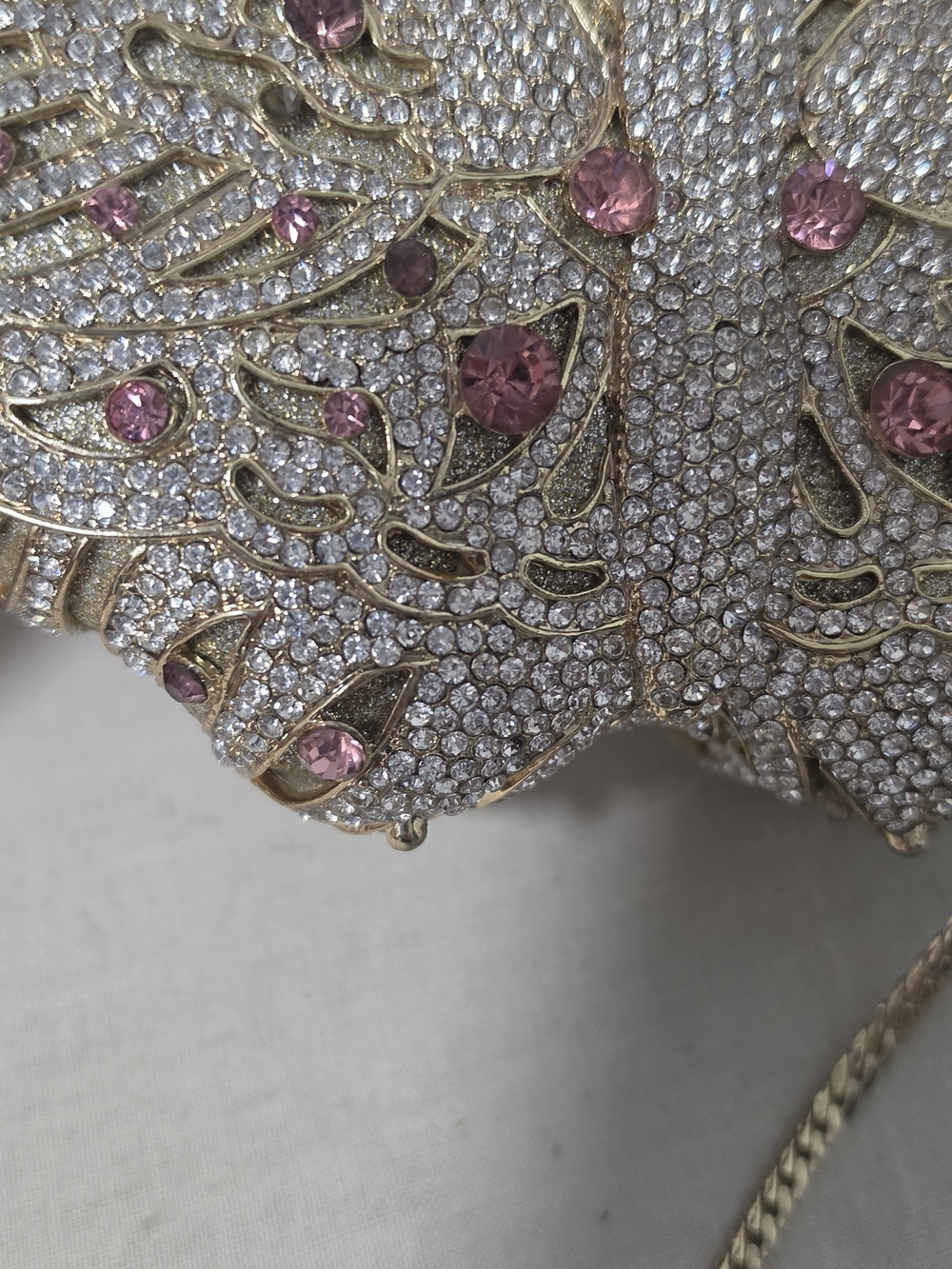 Butterfly Swaroski Crystal - Evening Clutch - Picture 8 of 12